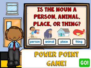 Preview of Nouns PowerPoint Game