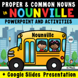 Common and Proper Nouns PowerPoint, Google Slides and Printables
