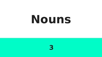 Preview of Nouns Powerpoints Multiple Choice Powerpoint 3 (Grade 5-6)