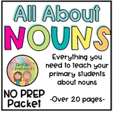 Nouns Practice Pack | No Prep