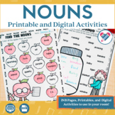 Nouns Printables and Interactive Notebook Templates PRINT 