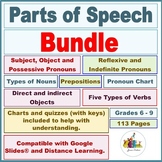 Nouns, Pronouns, Direct & Indirect Objects, Verb & Preposi