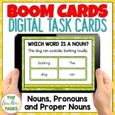 Nouns, Pronouns and Proper Nouns BOOM Cards for Distance Learning