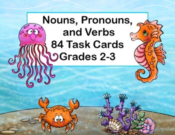 Preview of Nouns, Pronouns, and Verbs-A Classroom Resource for Grades 2-3-Under the Sea
