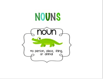 Preview of Nouns SmartNotebook Slideshow