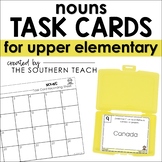 Nouns Task Cards Grammar Activity - Print and Digital