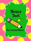 Nouns Test (Grades 1-3)