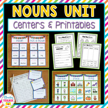 Preview of Nouns Unit (1st-2nd Grade)