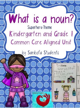 Preview of Nouns Unit for Kindergarten and First Grade