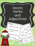 Nouns Verbs Adjectives Activty Pack