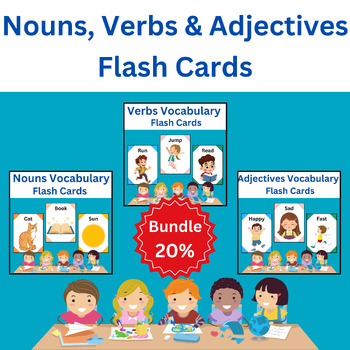 Nouns, Verbs and Adjectives Flashcards