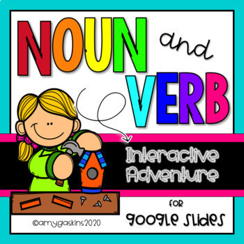Preview of Digital Activities for Nouns & Verbs