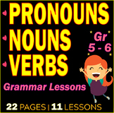 Nouns | Verbs | Pronouns | Grammar Lessons & Practice | Re