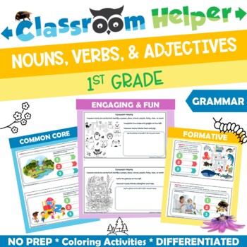 Preview of Nouns, Verbs, and Adjectives