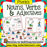 Nouns, Verbs and Adjectives - Picture Sorting