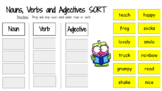Nouns, Verbs and Adjectives Sorting Activity - Google Slides