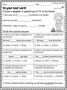Nouns - 1st Grade by Frogs Fairies and Lesson Plans | TpT