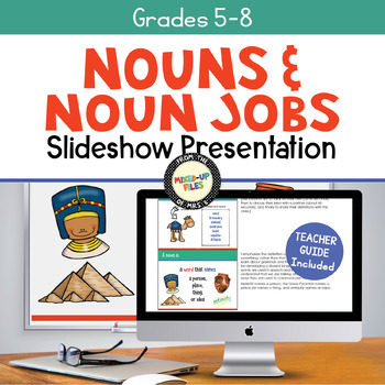 Preview of Nouns and Noun Jobs Slideshow Presentation