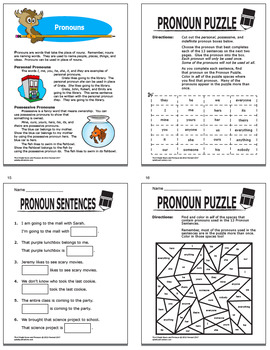 Nouns & Pronouns Activities – 3rd Grade Grammar Nouns ...