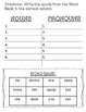 nouns and pronouns worksheet by speech savvy teachers pay teachers