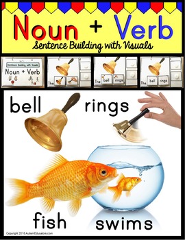 Preview of NOUNS and VERBS  Building Sentences with Pictures for Language and Speech