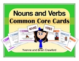 Nouns and Verbs Task Cards - 40 Task Cards Reading Compreh