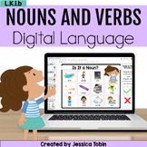 Nouns and Verbs Digital Language Activities - L.K.1.b Goog