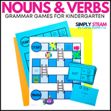 Nouns and Verbs Kindergarten Grammar Games