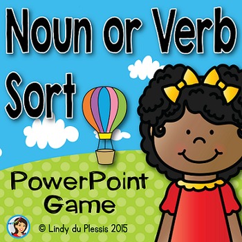 Preview of Nouns and Verbs PowerPoint Game