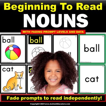 Preview of Nouns with Leveled Prompts Data Special Education Reading Strategies for Autism