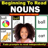 Nouns with Leveled Prompts Data Special Education Reading 