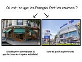 Nourriture, magasins, faire les courses, French, grocery s
