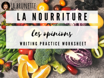 Preview of Nourriture - opinions