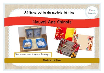 Preview of Nouvel Ans Chinois - boite de motricité fine