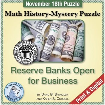 Preview of Nov. 16 Math & Financial Literacy Puzzle: Federal Reserve Banks | Mixed Review