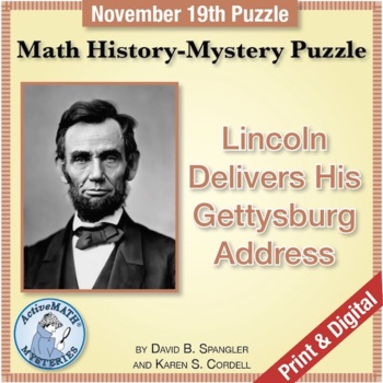 Preview of Nov. 19 Math & History Puzzle: President Lincoln's Gettysburg Address | Review
