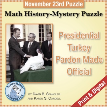 Preview of Nov. 23 Math & Thanksgiving Puzzle: Presidential Turkey Pardon | Mixed Review