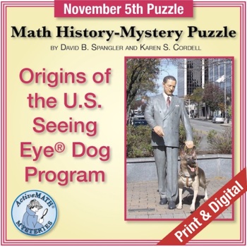 Preview of Nov. 5 Math & Inventors Puzzle: Seeing Eye® Dog Program | Daily Mixed Review