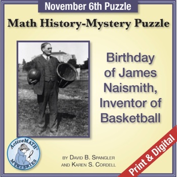 Preview of Nov. 6 Math & Sports Puzzle: James Naismith Invents Basketball | Mixed Review