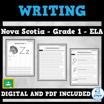 Preview of Nova Scotia Language Arts ELA - Grade 1 - Writing