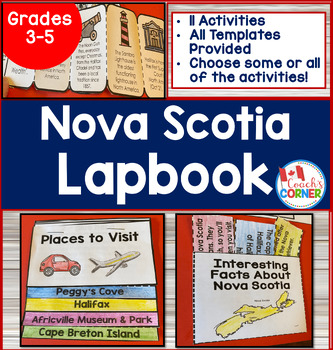 Preview of Nova Scotia Lapbook Activity 