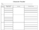 Novel Character Tracker