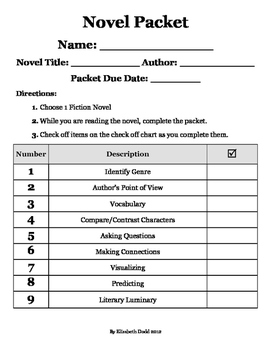 Preview of Novel Packet