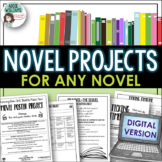 Novel Projects for ANY Novel Study - DIGITAL 