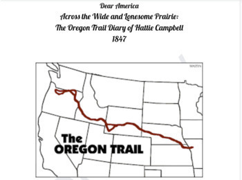 Preview of Novel Questions - Dear America: The Oregon Trail Diary of Hattie Campbell