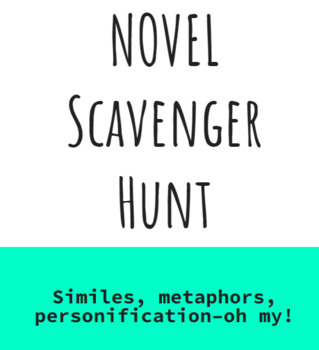 Preview of Novel Scavenger Hunt