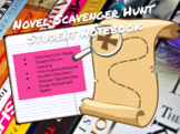 Novel Scavenger Hunt Student Notebook -- High-Interest Stu