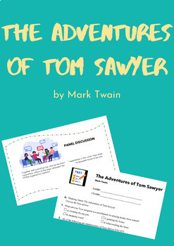 Preview of Novel Studies - The Adventures of Tom Sawyer (Complete Study Guide)