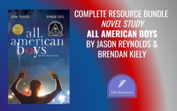 Preview of Novel Study - All American Boys by Jason Reynolds & Brendan Kiely - GOOGLE DRIVE