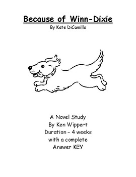 Preview of Novel Study: Because of Winn-Dixie